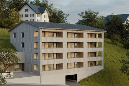 Bürserberg 2-Zimmer Dachgeschosswohnung mit aussichtsreicher Terrasse